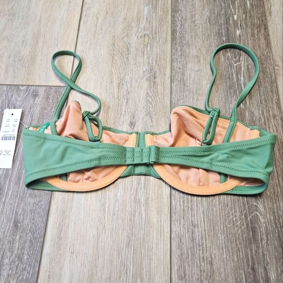 J. Crew Aerie Mixed Bikini Set Balconette Top Cheeky Women’s Size 34C Medium - Picture 4 of 12